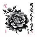 Shaun Carmen written in Korean tattoo design idea