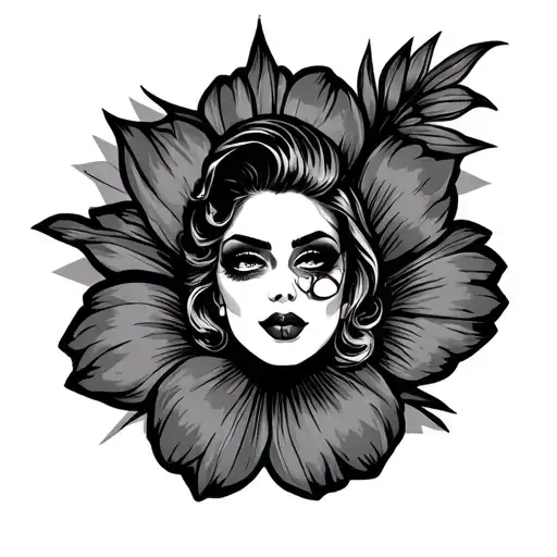 Rockabilly tattoo design idea