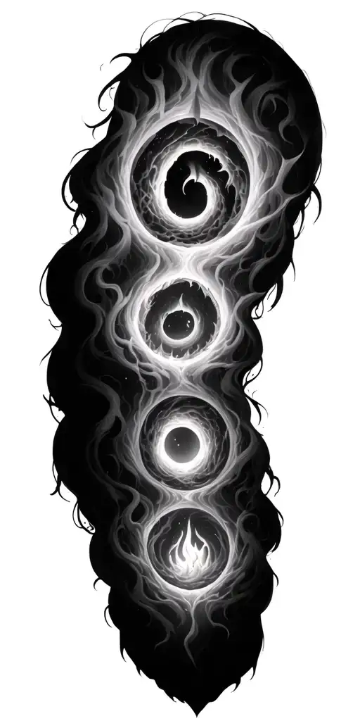 Dante's inferno 9 circles of hell tattoo design idea