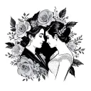 wedding anniversary  tattoo design idea