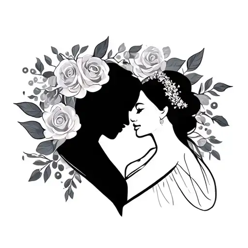 wedding anniversary  tattoo design idea