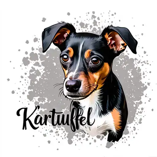 "Kartuffel" Pinscher Jack Russell Terrier tattoo design idea