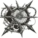 2006 barbed wire tattoo design idea