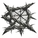 2006 barbed wire tattoo design idea