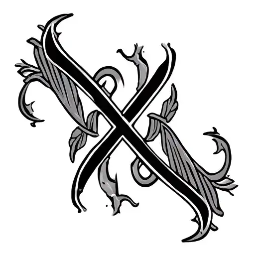 Two Word Ambigram Generator tattoo design idea