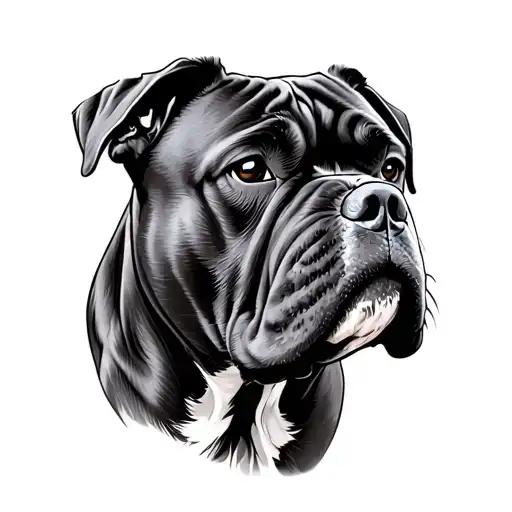 Cane Corso tattoo design idea