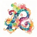 ampersand symbol surrounded tattoo design idea