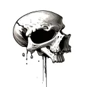 Broken Bone tattoo design idea