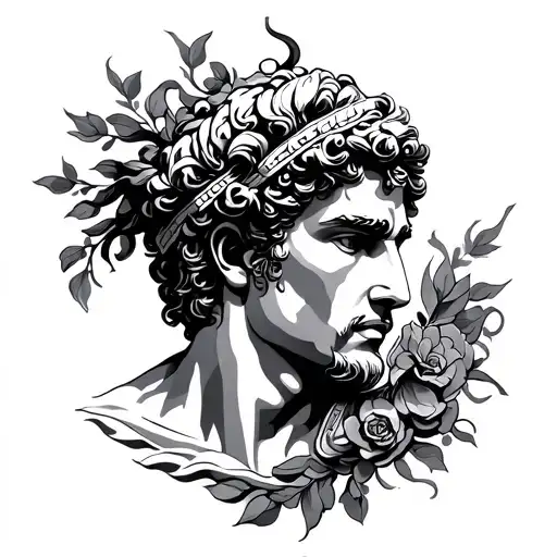 Greek Kairos tattoo design idea