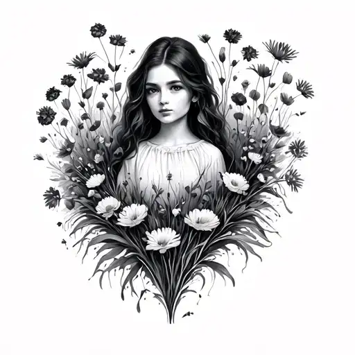 Meadow tattoo design idea