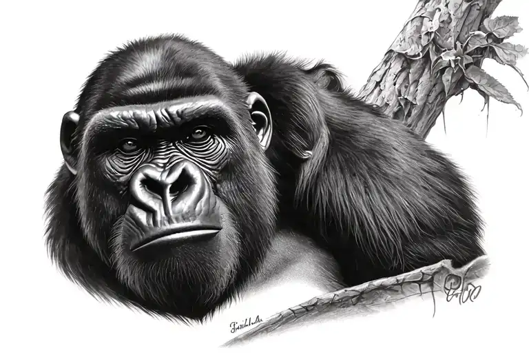 GORILLA TATTOO DESIGN tattoo design idea
