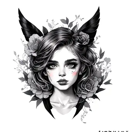 Femboy tattoo design idea