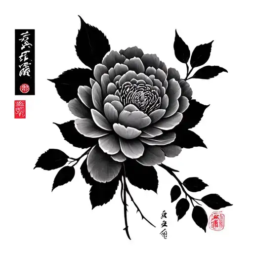 Mandarin tattoo design idea