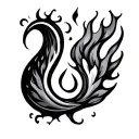 Teardrop + Flame – A teardrop on one side (loss, pain) and a small flame or light on the other (hope, divinity). Duality tattoo design idea