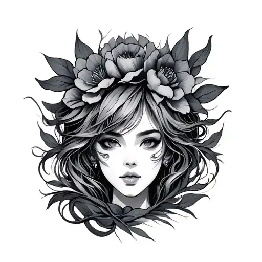 komorebi tattoo design idea
