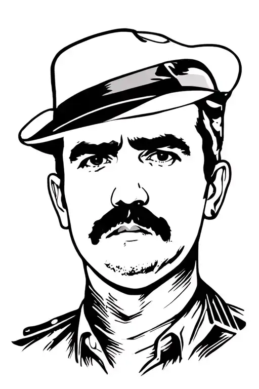 Narcos tattoo design idea
