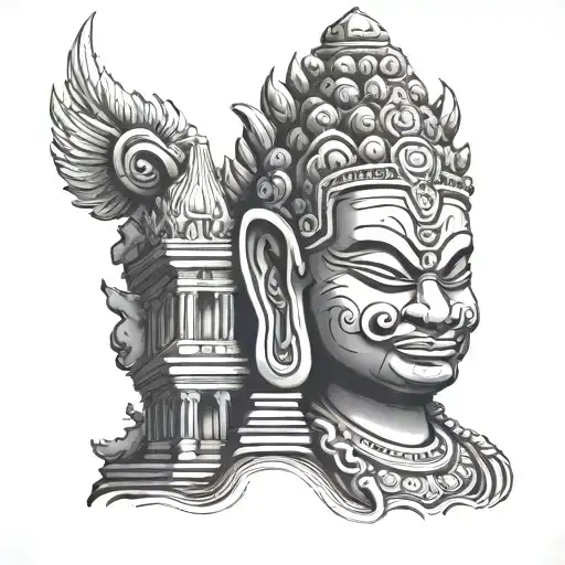 Cambodia tattoo design idea