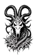 Belial tattoo design idea