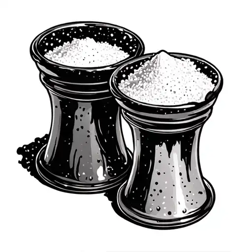 Salt Shaker tattoo design idea