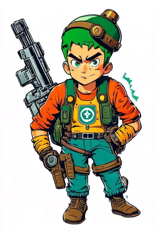 Fallout Vault Boy tattoo design idea