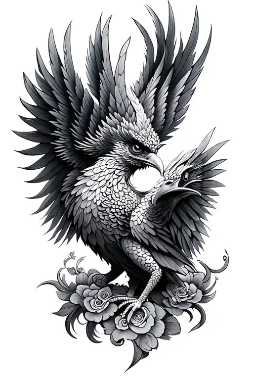 Garuda Thai Art tattoo design idea