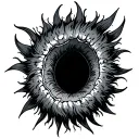 Butthole tattoo design idea