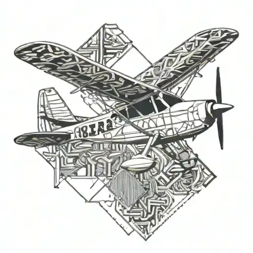 cessna 172 tattoo design idea