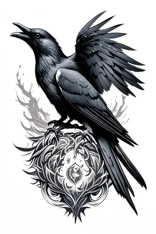 Hugin Munin Hyper tattoo design idea
