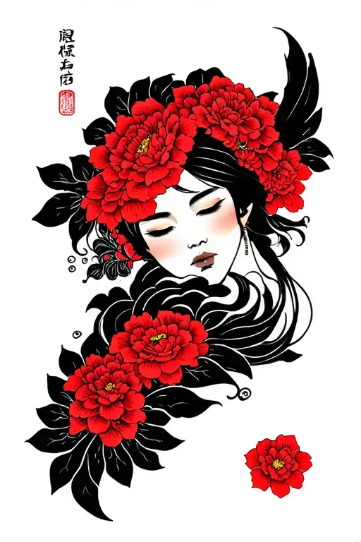 clinical hippy massage tattoo design idea