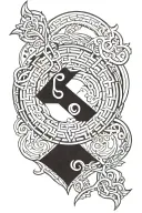 sigma symbol tattoo design idea