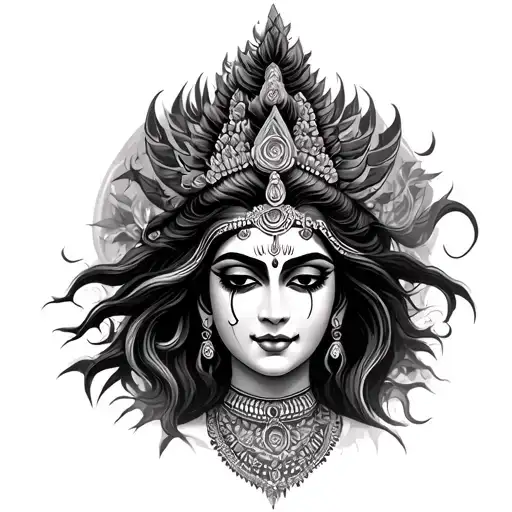 Kali Goddess tattoo design idea