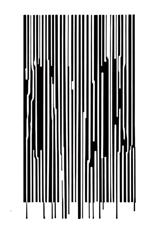 Bar Code tattoo design idea