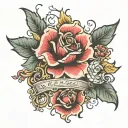 word SILK tattoo design idea