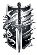 Sword tattoo design idea