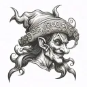 Jester tattoo design idea