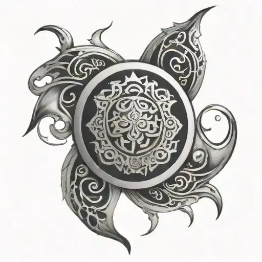 Anglo saxon tattoo design idea