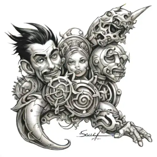 S Rao J Scott Campbell tattoo design idea