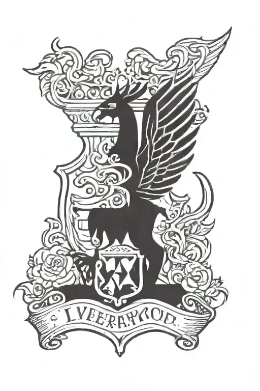 liverpool tattoo with ynwa tattoo design idea