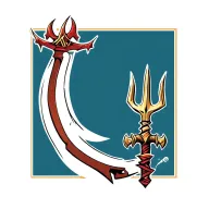 poseidons trident tattoo design idea