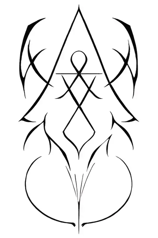 Bindrune Tattoo & Personal Emblem Interpretation⚙️ Components and Meaning1. Dagaz (ᛞ) – “The Awakening”Visual Placeme tattoo design idea