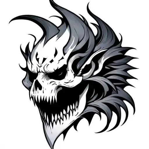belial tattoo design idea
