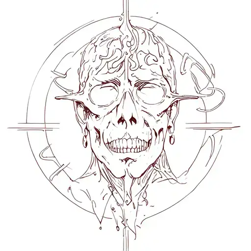suicidal tendencies tattoo design idea