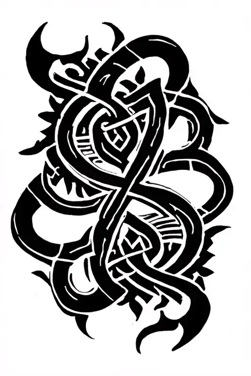  triskelion  egyptian symbol of  balance, movement, and the unity of the past, present, future tattoo design idea
