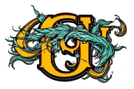 CJ initial tattoo tattoo design idea