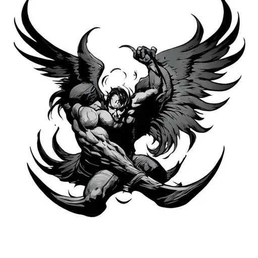 Invincible Power tattoo design idea