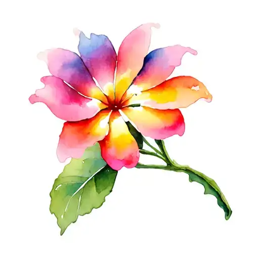 State flower of Texas, State Flower of Massachusetts, State Flower of Rhode Island, State Flower of Hawaii, State Flower tattoo design idea