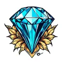 diamond in the rough tattoo design idea