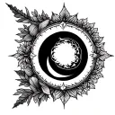 Winter Solstice tattoo design idea