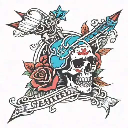 Grateful Dead tattoo design idea