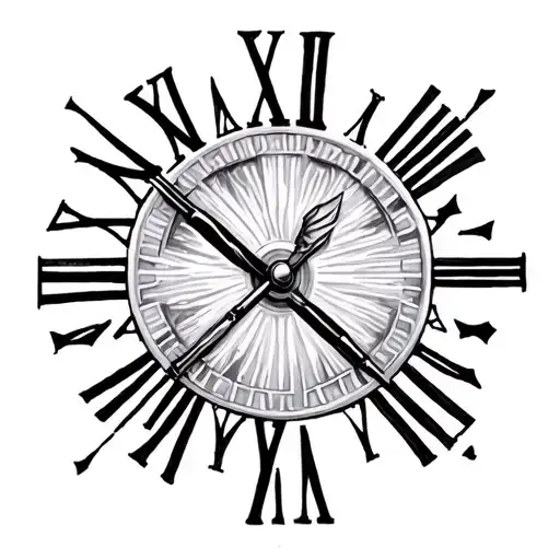 1971 Roman Numerals tattoo design idea